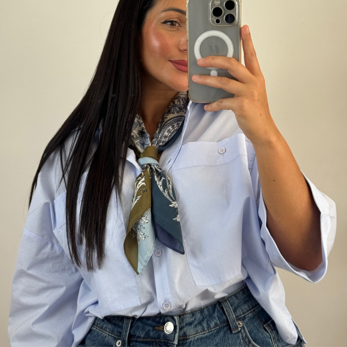 CAMISA MANGA SINO