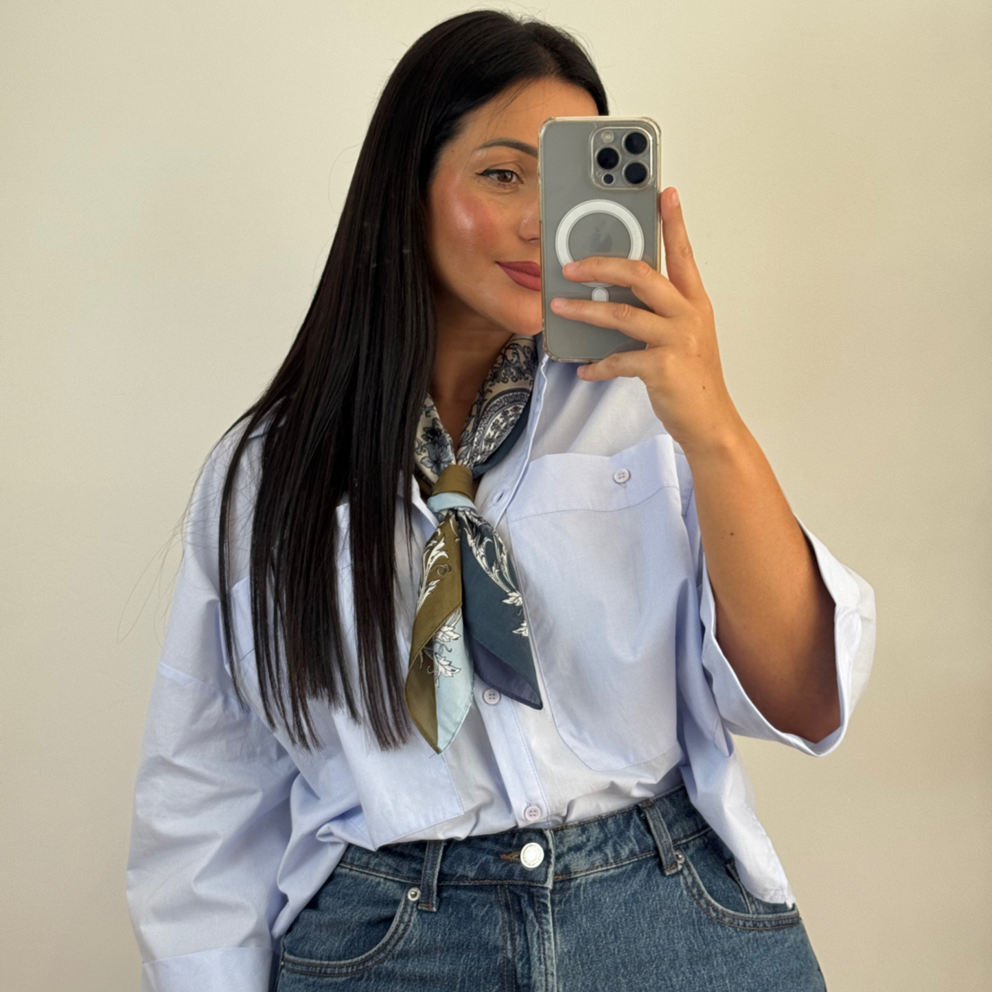 CAMISA MANGA SINO