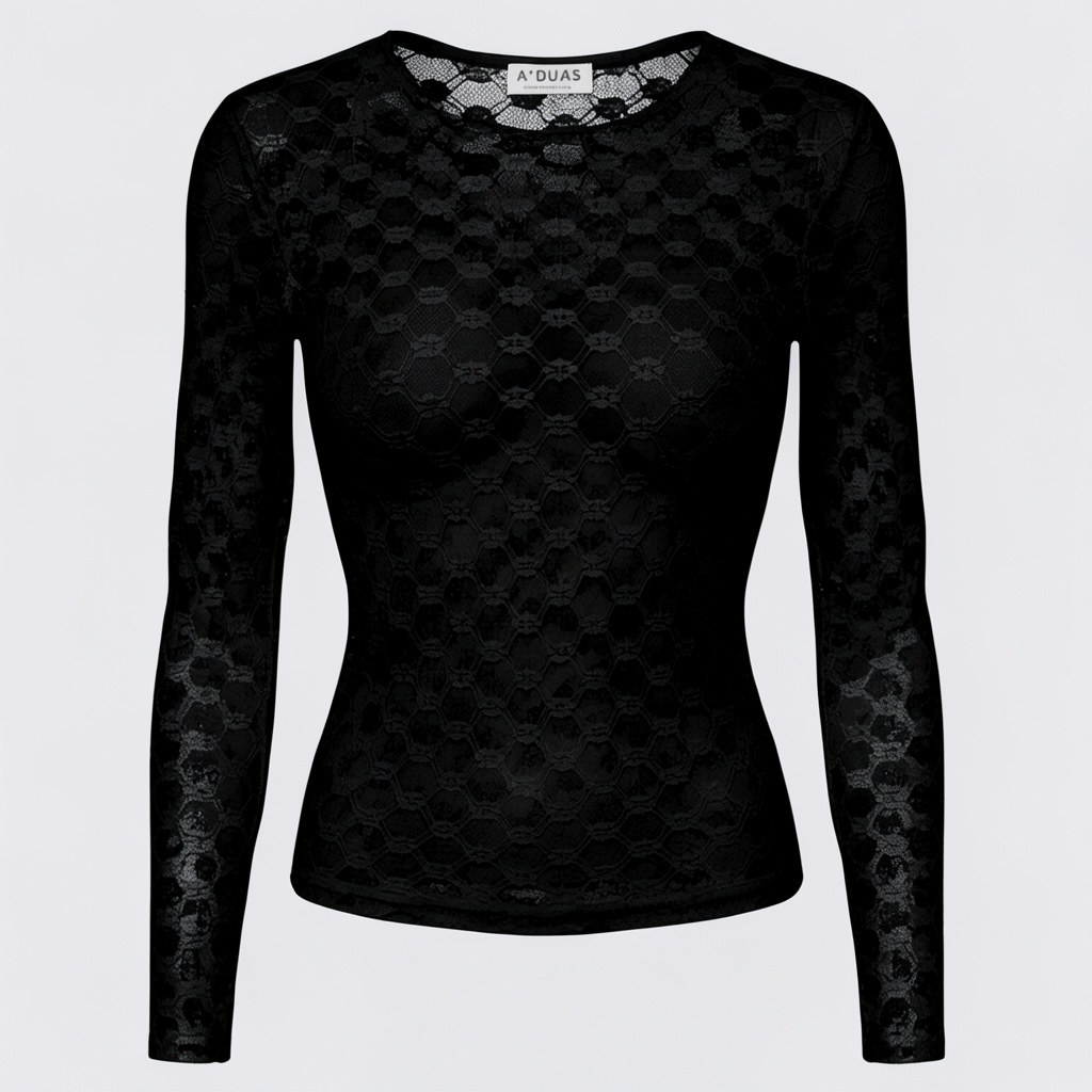 CAMISOLA RENDA PRETA