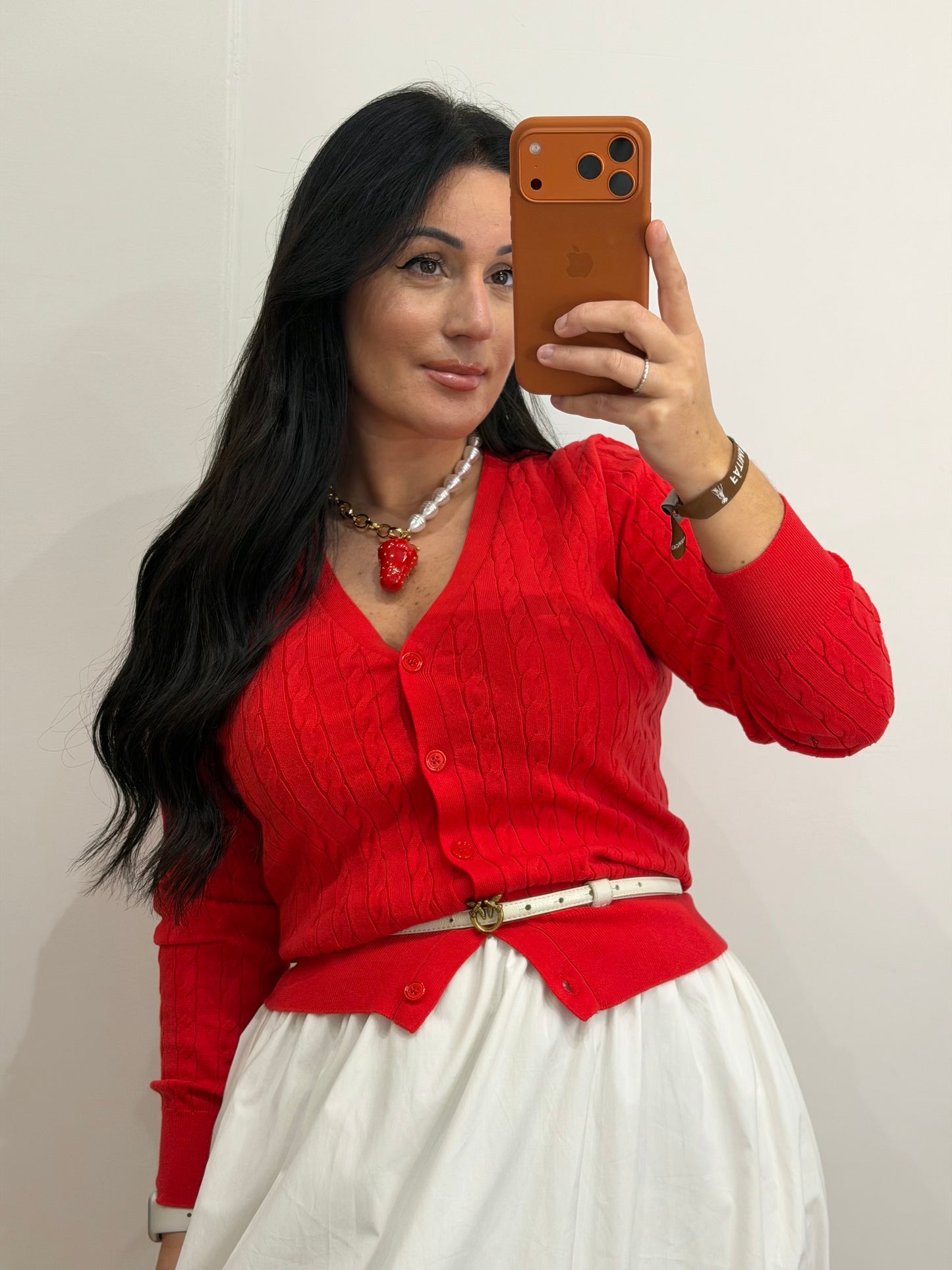 CARDIGAN VERMELHO