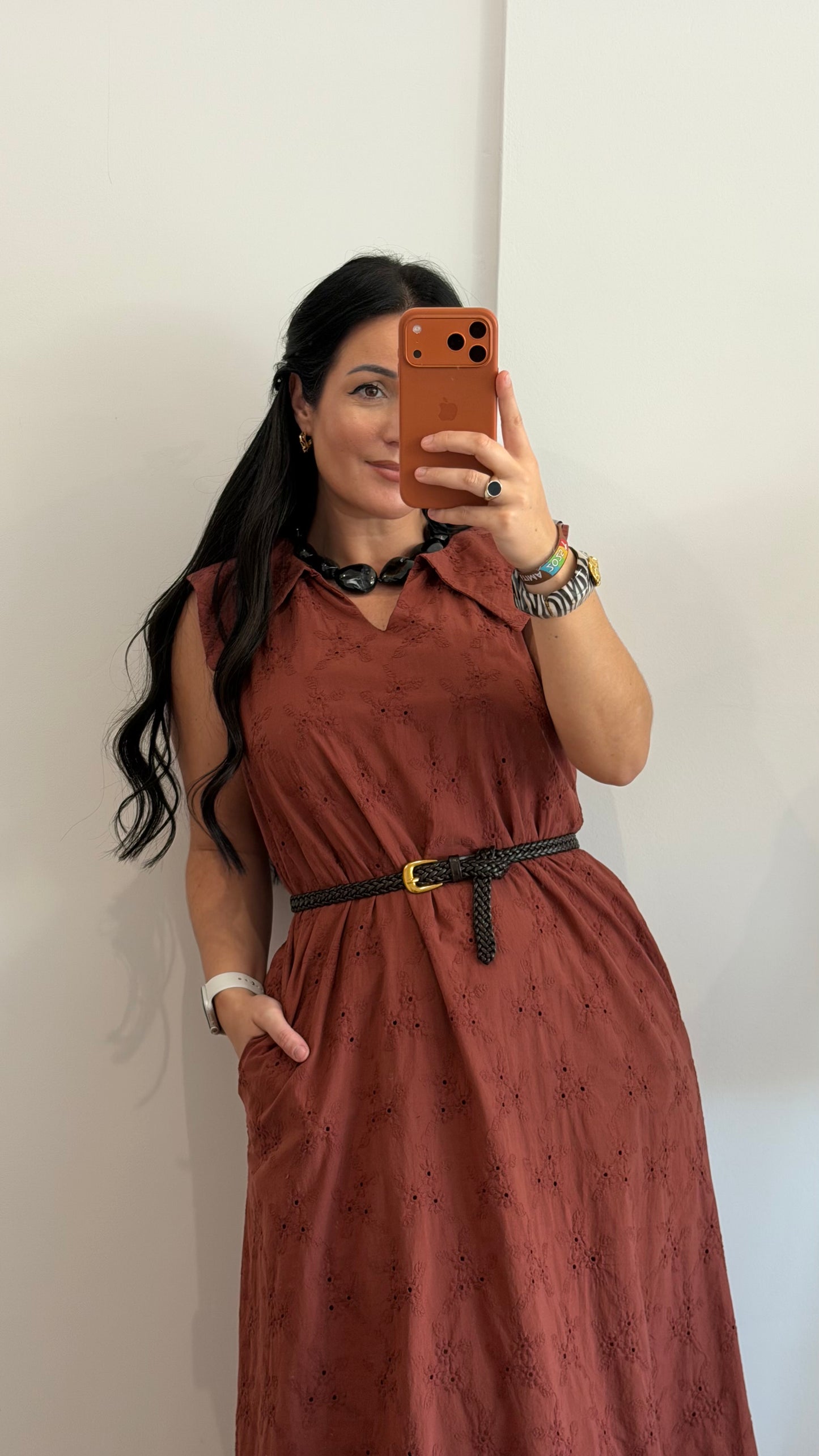 VESTIDO BORDADO INGLÊS