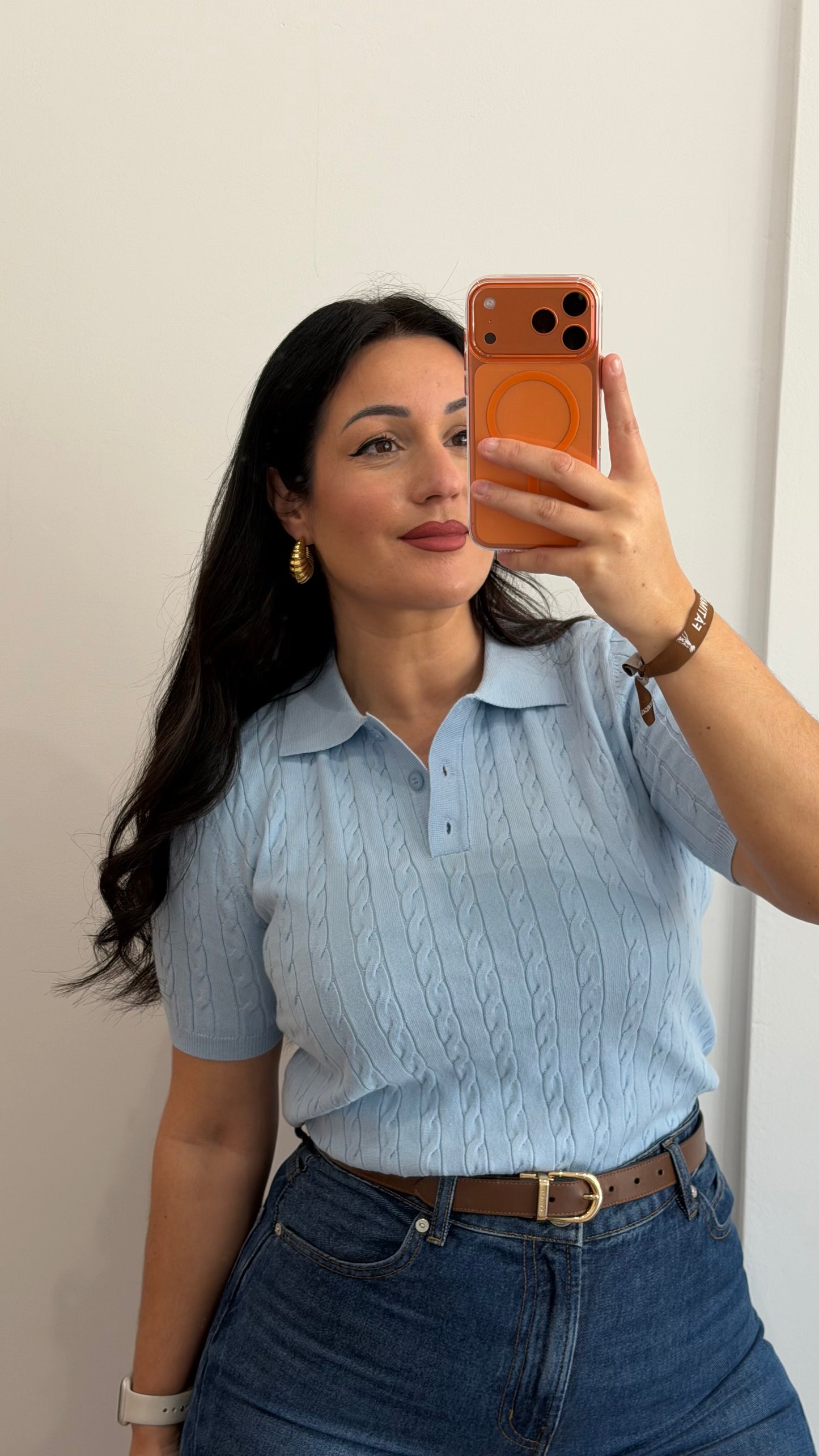 POLO TRANCADO AZUL-BEBE