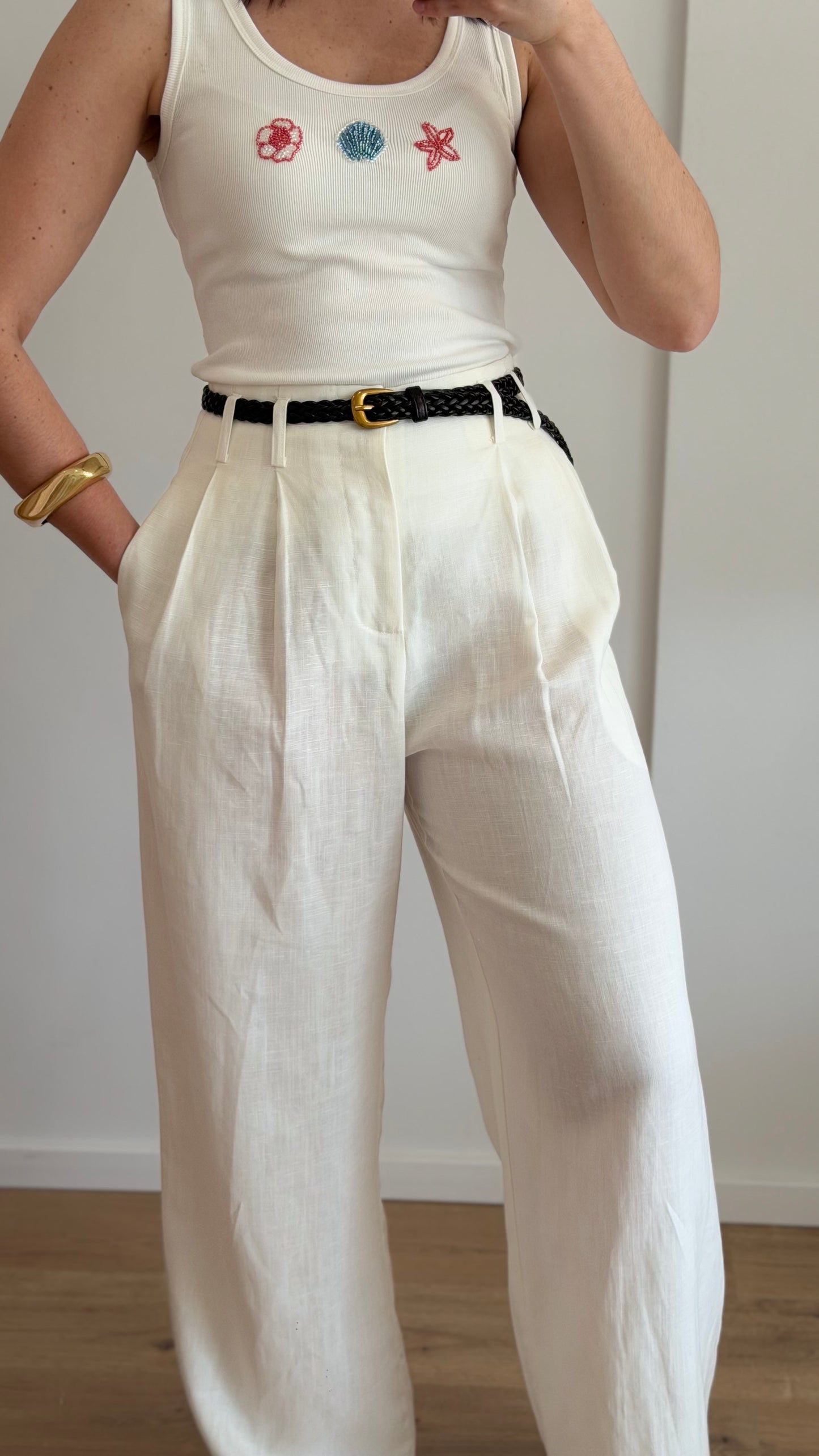 PANTALONA LINHO C/CINTO