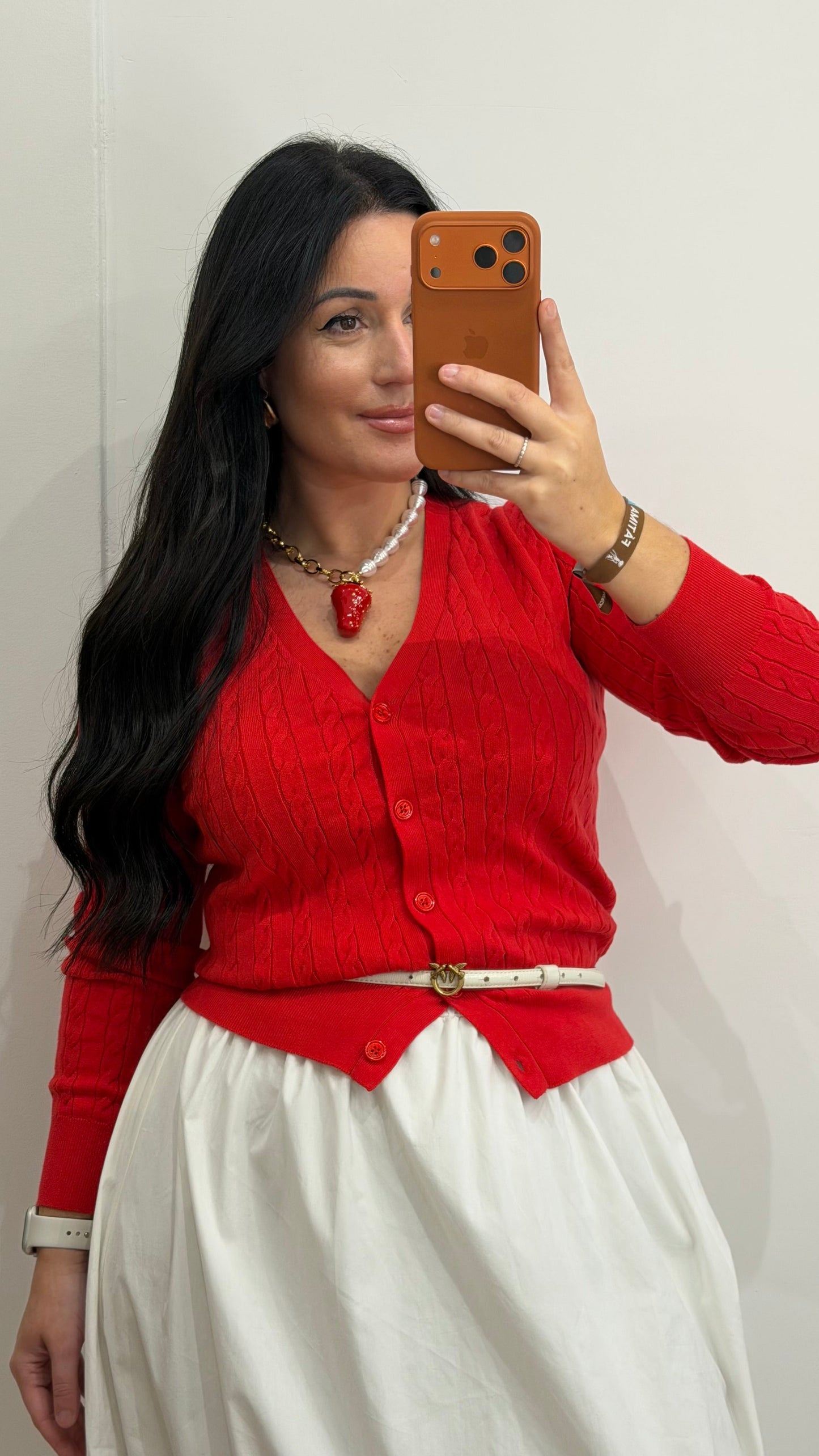 CARDIGAN VERMELHO