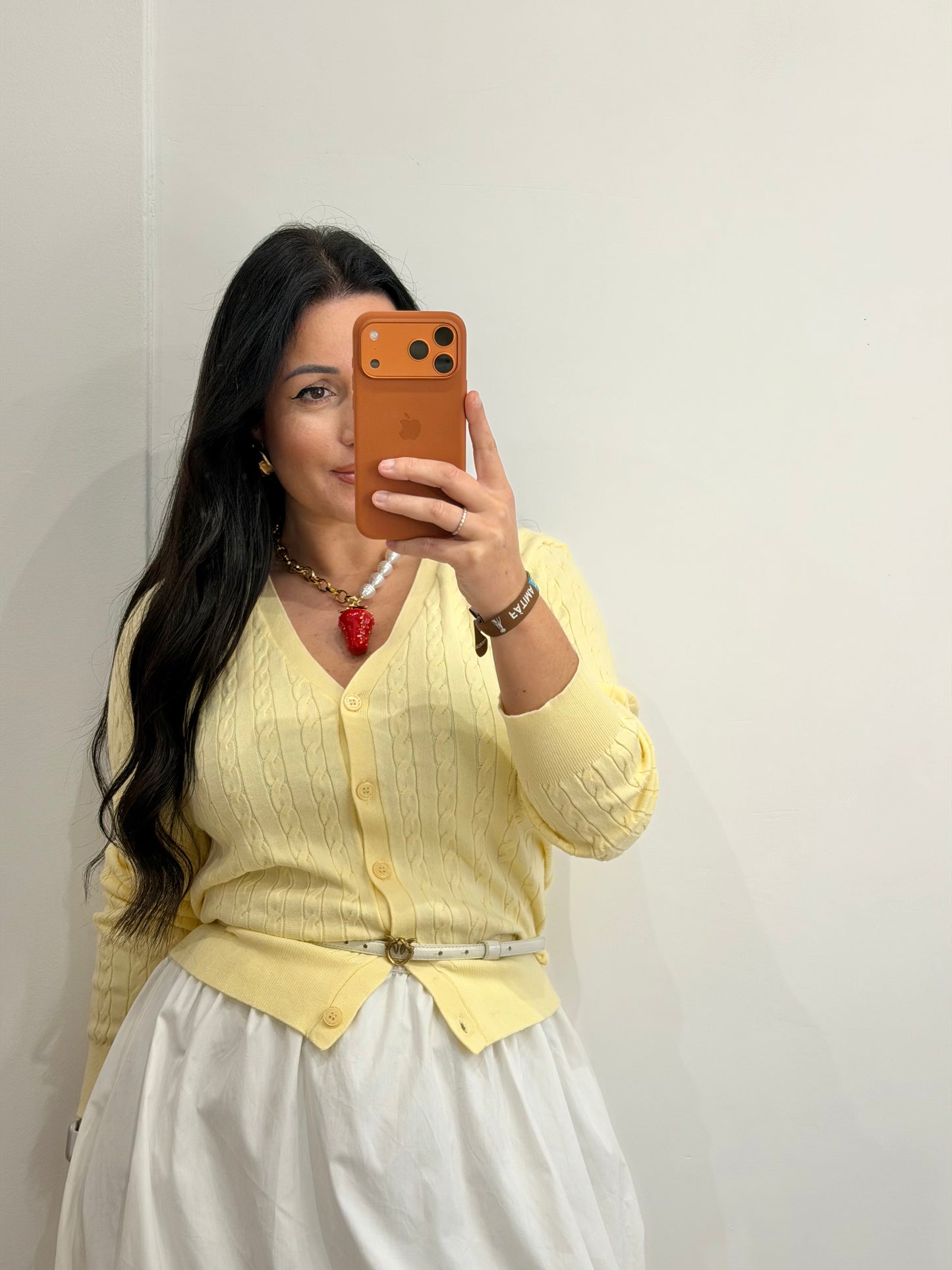CARDIGAN AMARELO