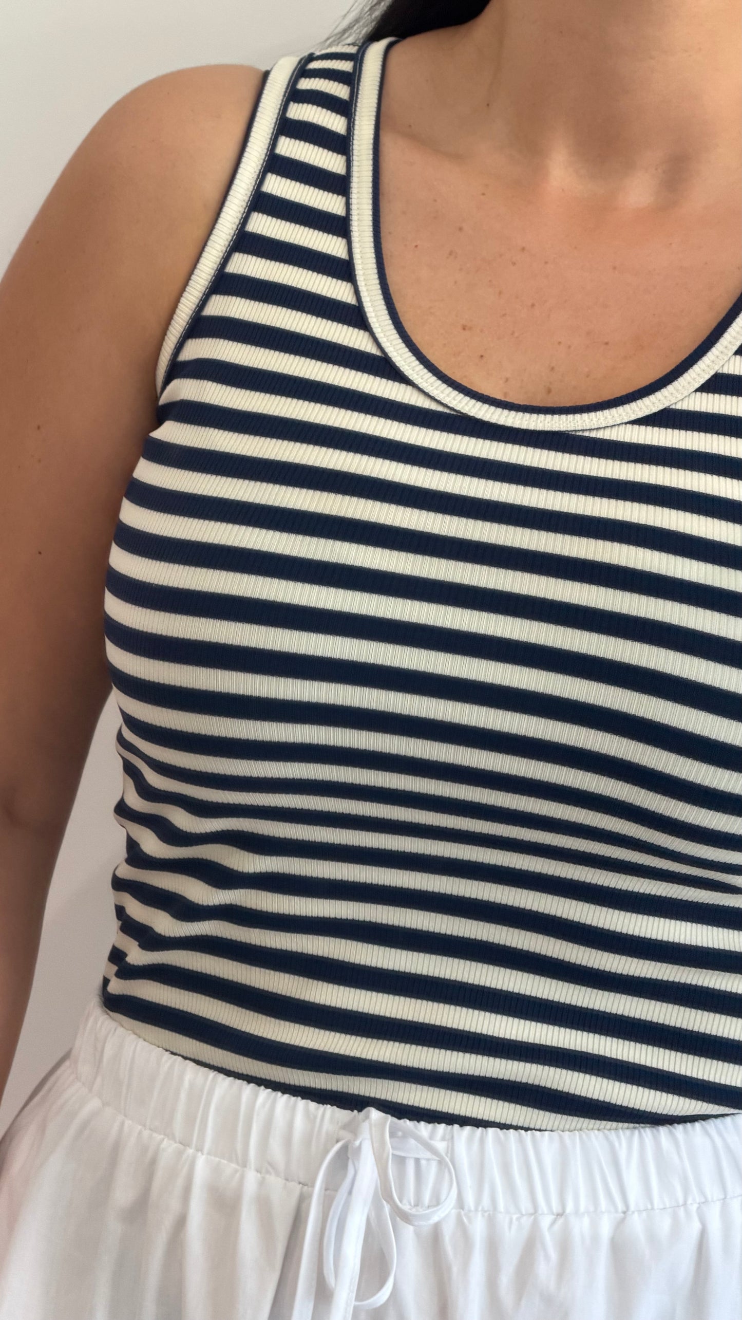 TOP RISCAS AZUL