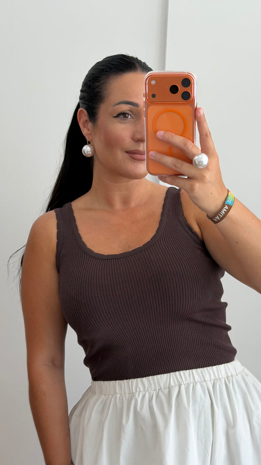 TOP BÁSICO CASTANHO