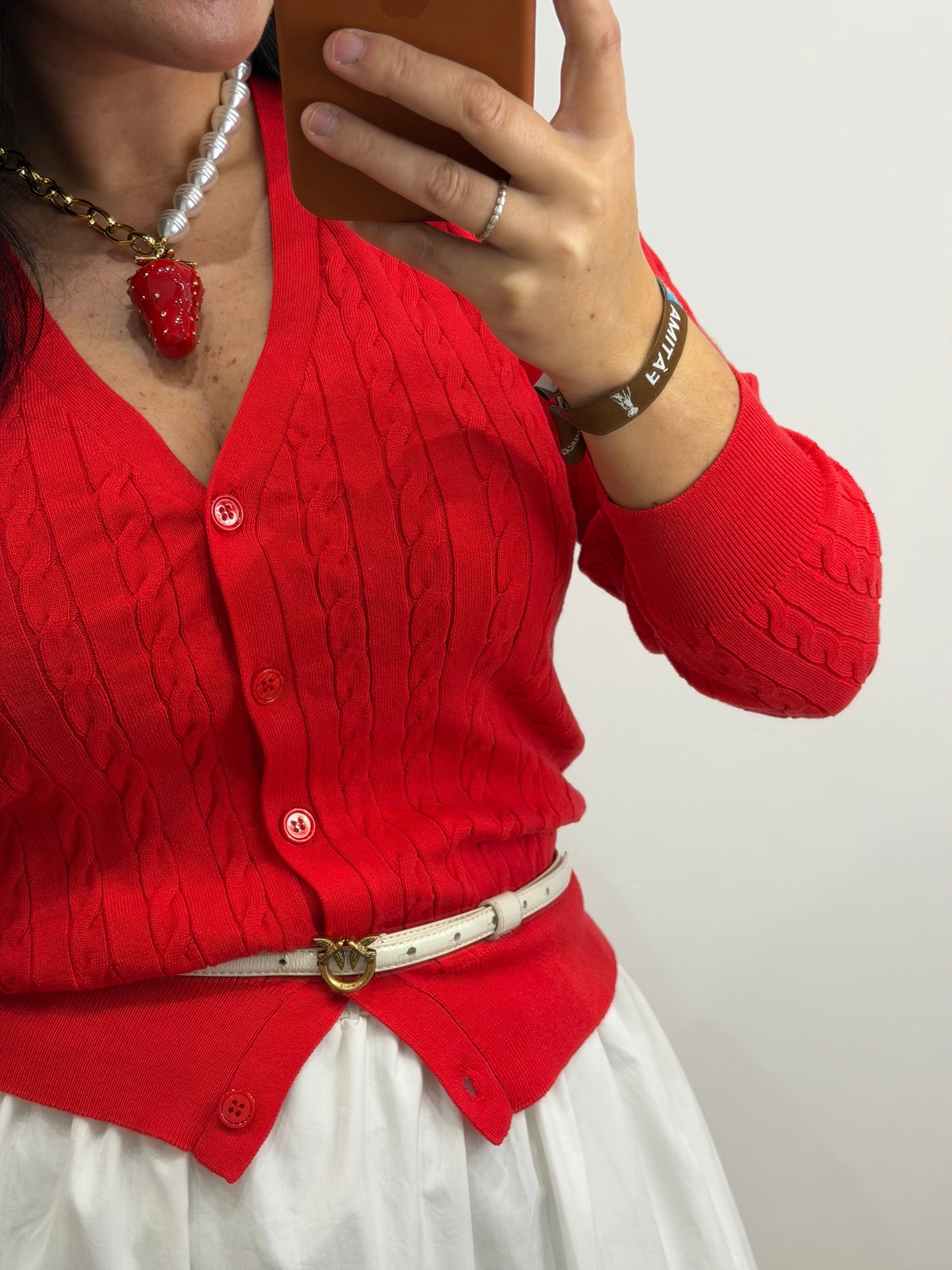 CARDIGAN VERMELHO