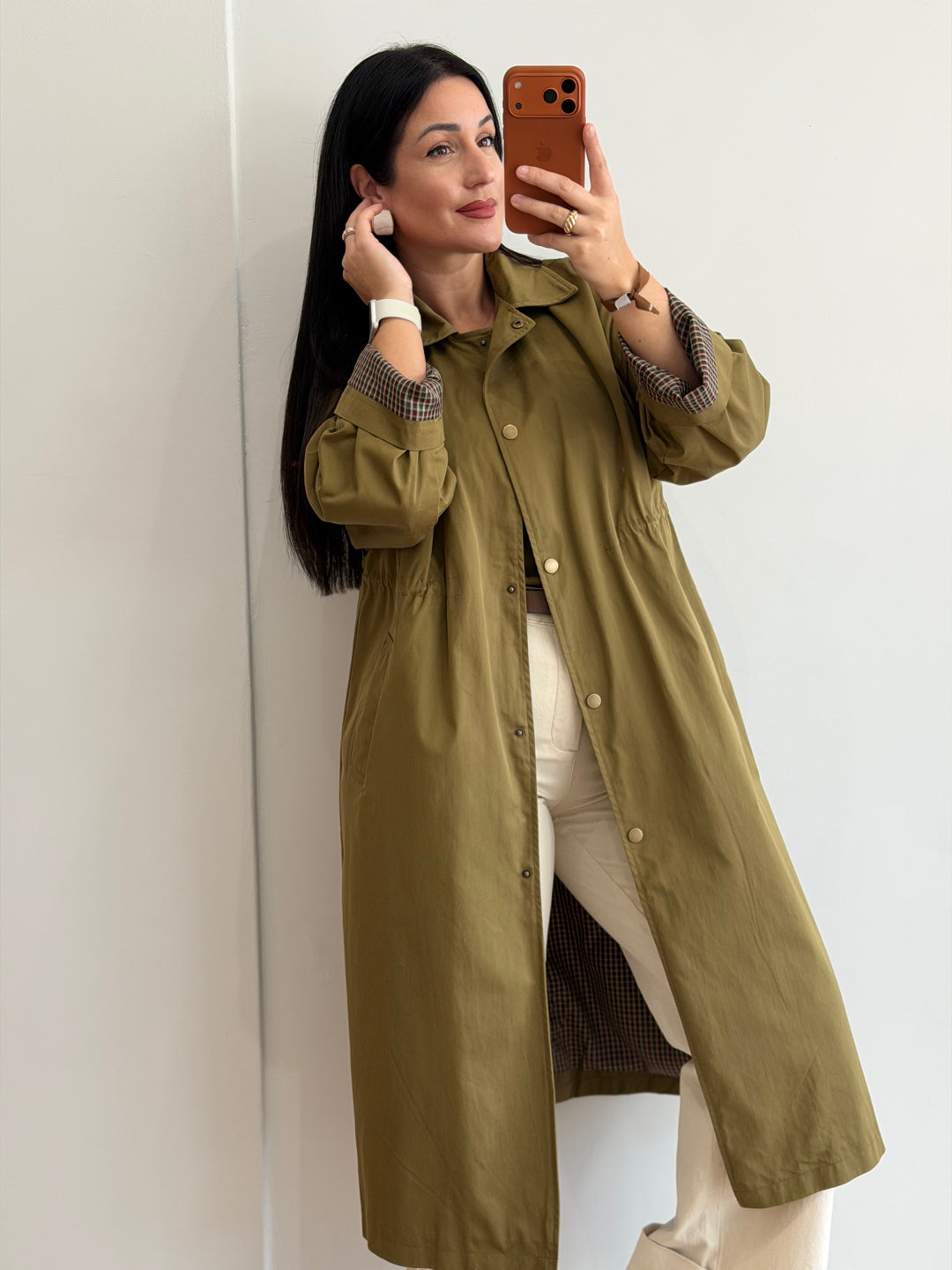 TRENCH COAT OLIVE