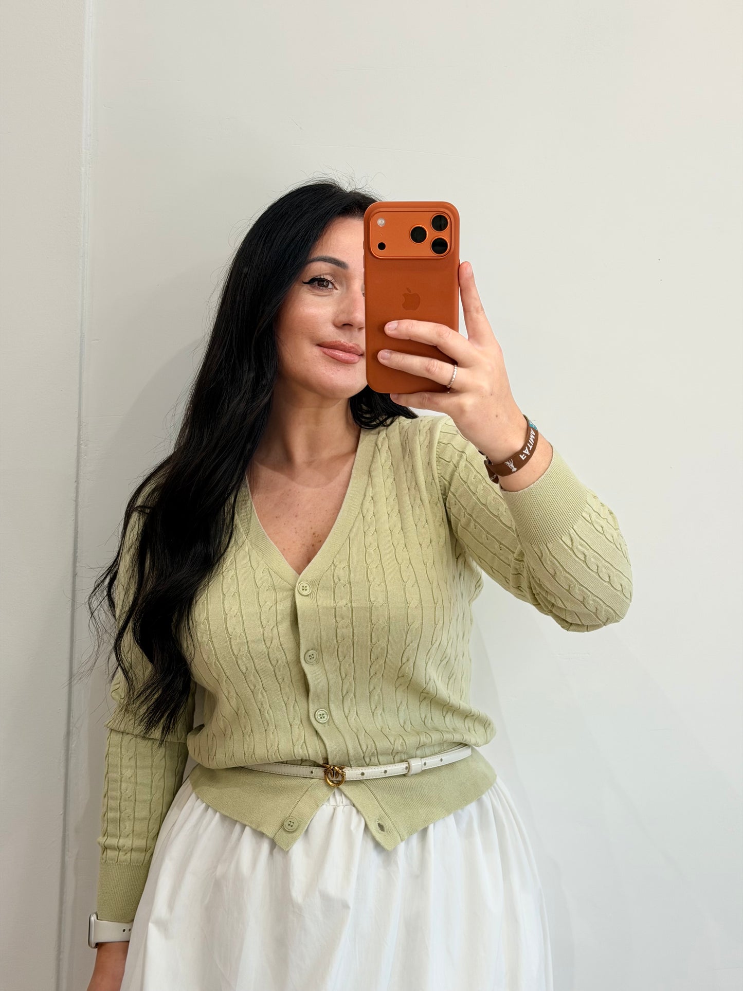 CARDIGAN VERDE-MENTA