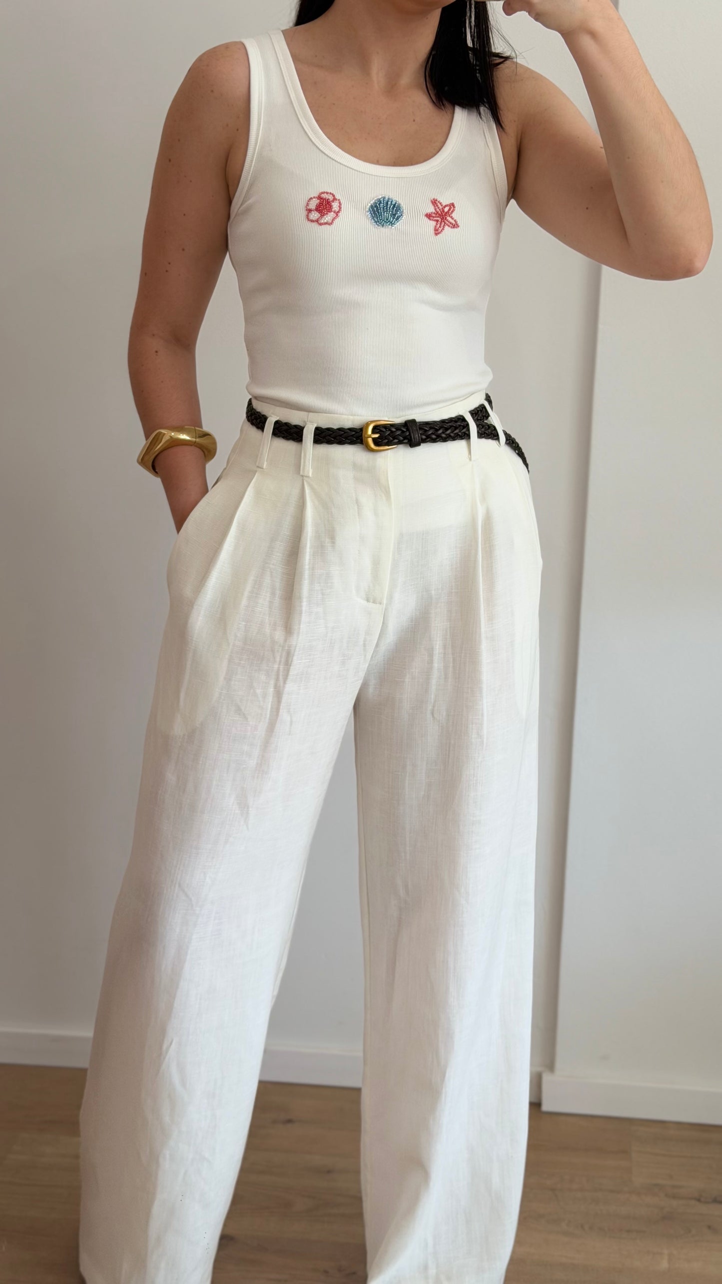 PANTALONA LINHO C/CINTO