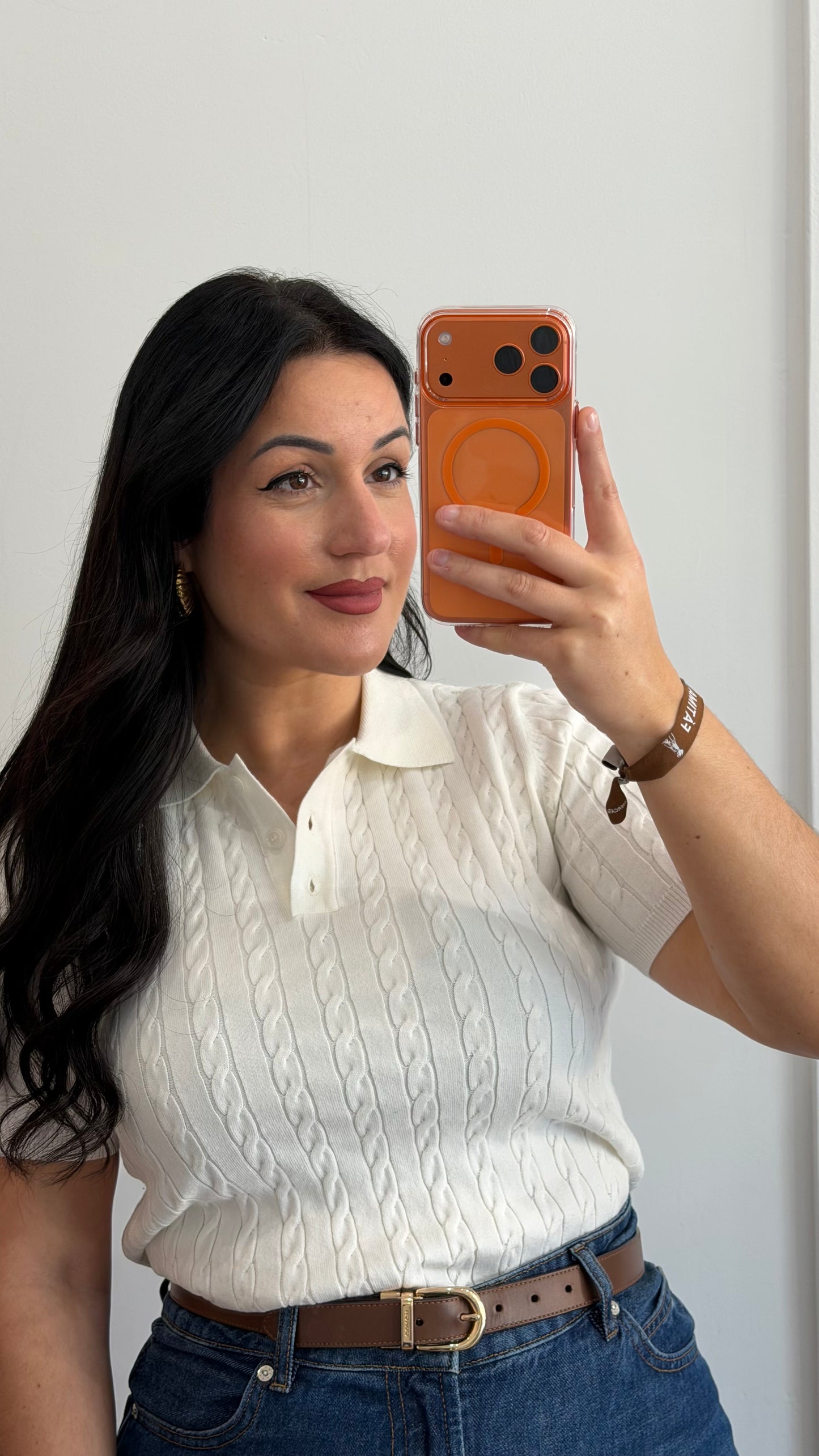 POLO TRANCADO BRANCO