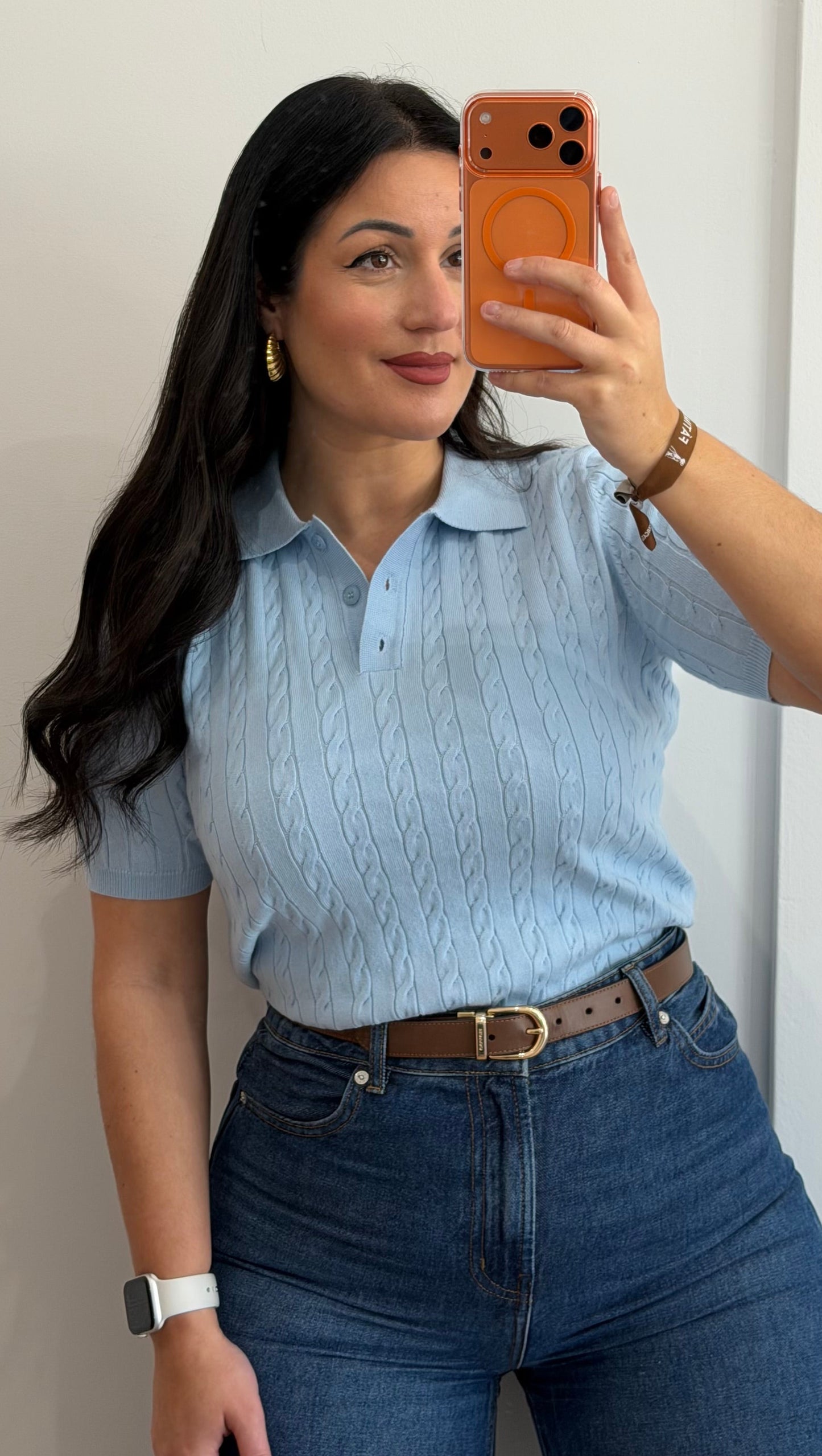 POLO TRANCADO AZUL-BEBE