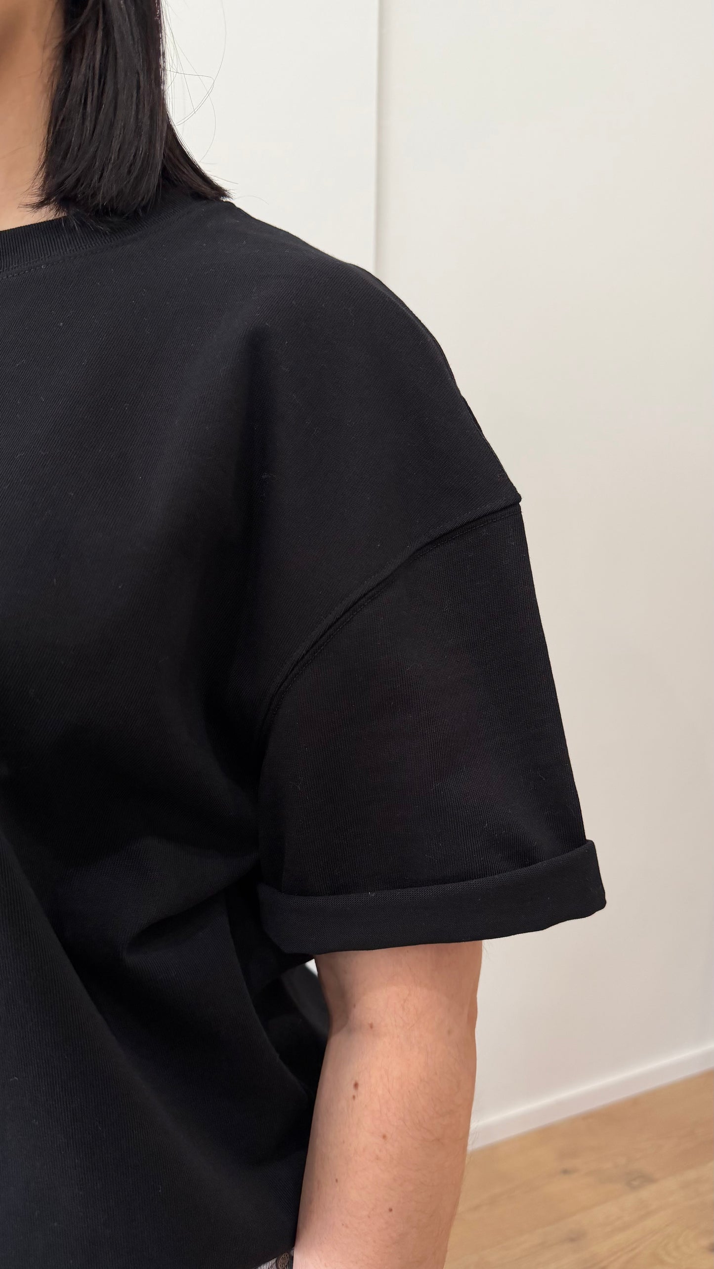 T-SHIRT OVERSIZE PRETA