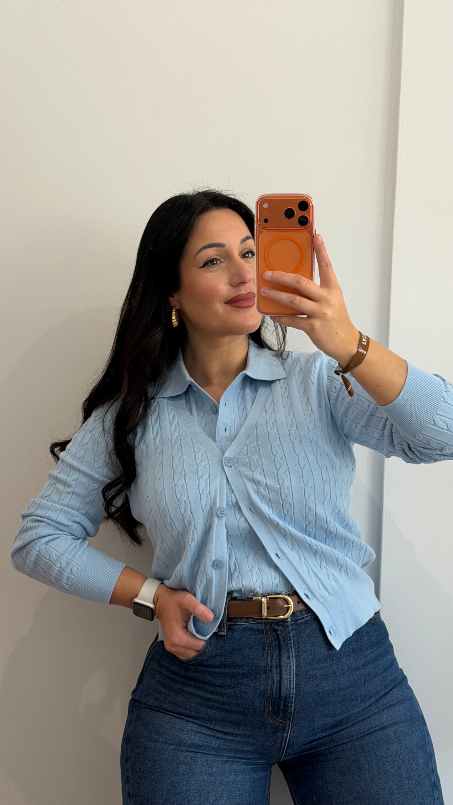 POLO TRANCADO AZUL-BEBE