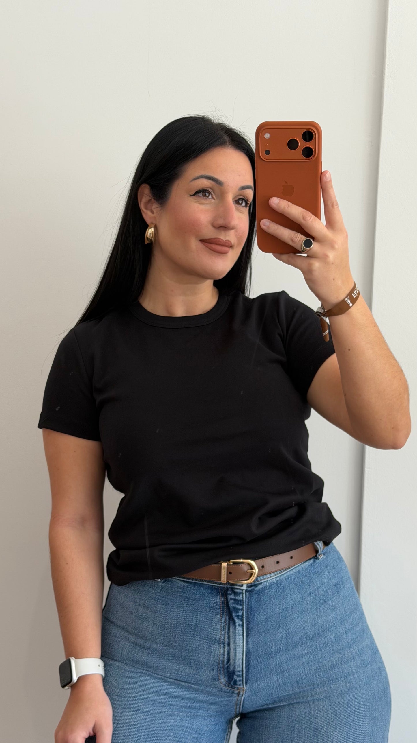 T-SHIRT REGULAR PRETA