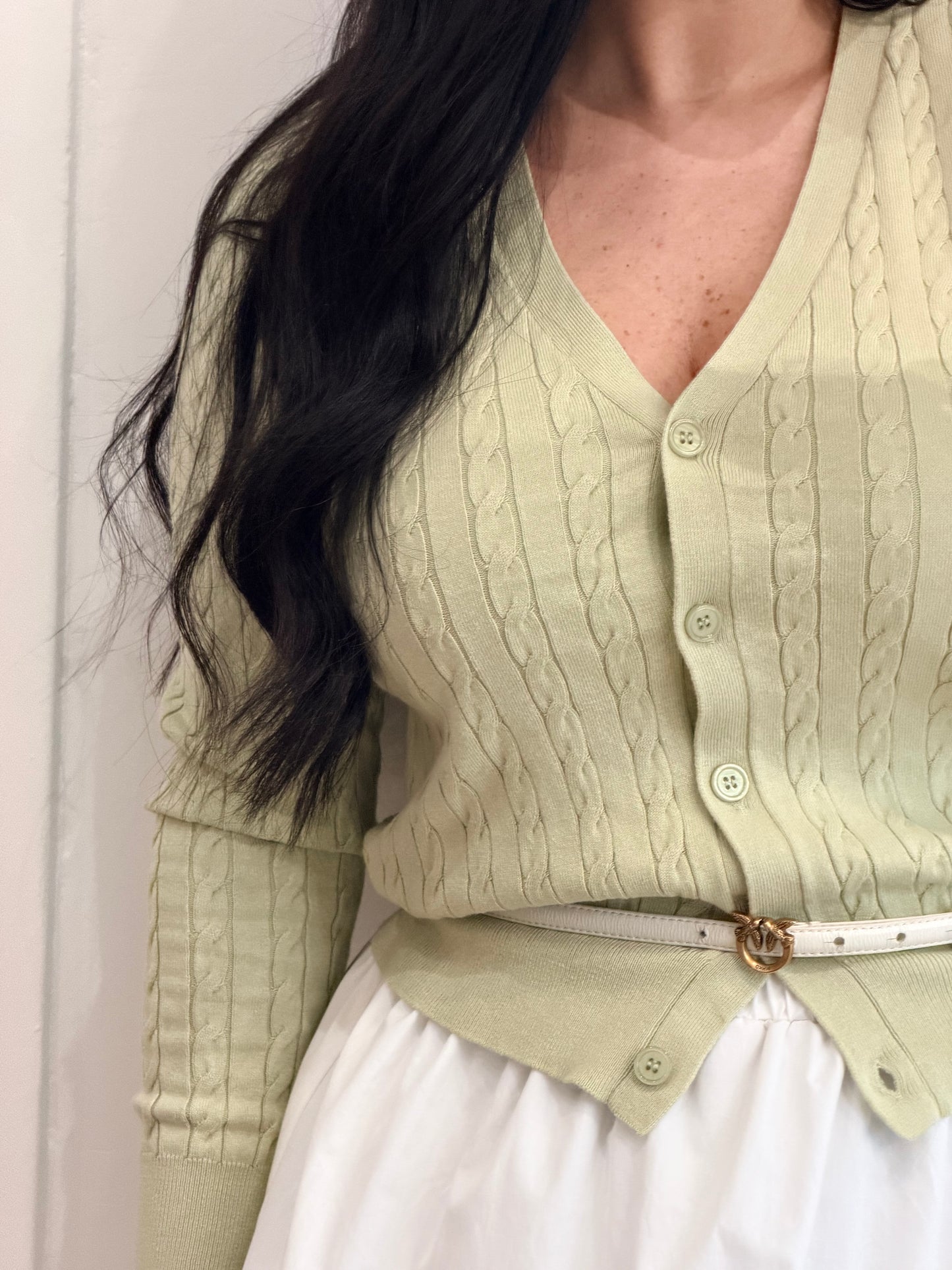 CARDIGAN VERDE-MENTA