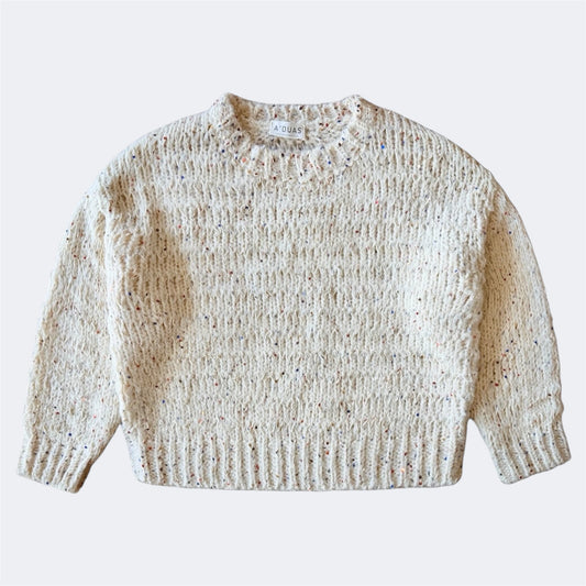 MALHA MICRO LANTEJOULAS OFF-WHITE